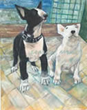 Mike and Toutsy Painting > a Laidman Dog Art Print