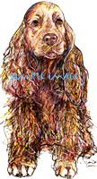 English Cocker Spaniel Art Print#2