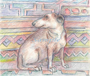jack russell terrier drawing in santa fe 200